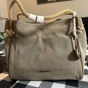 MK brand new tote, canvas like material